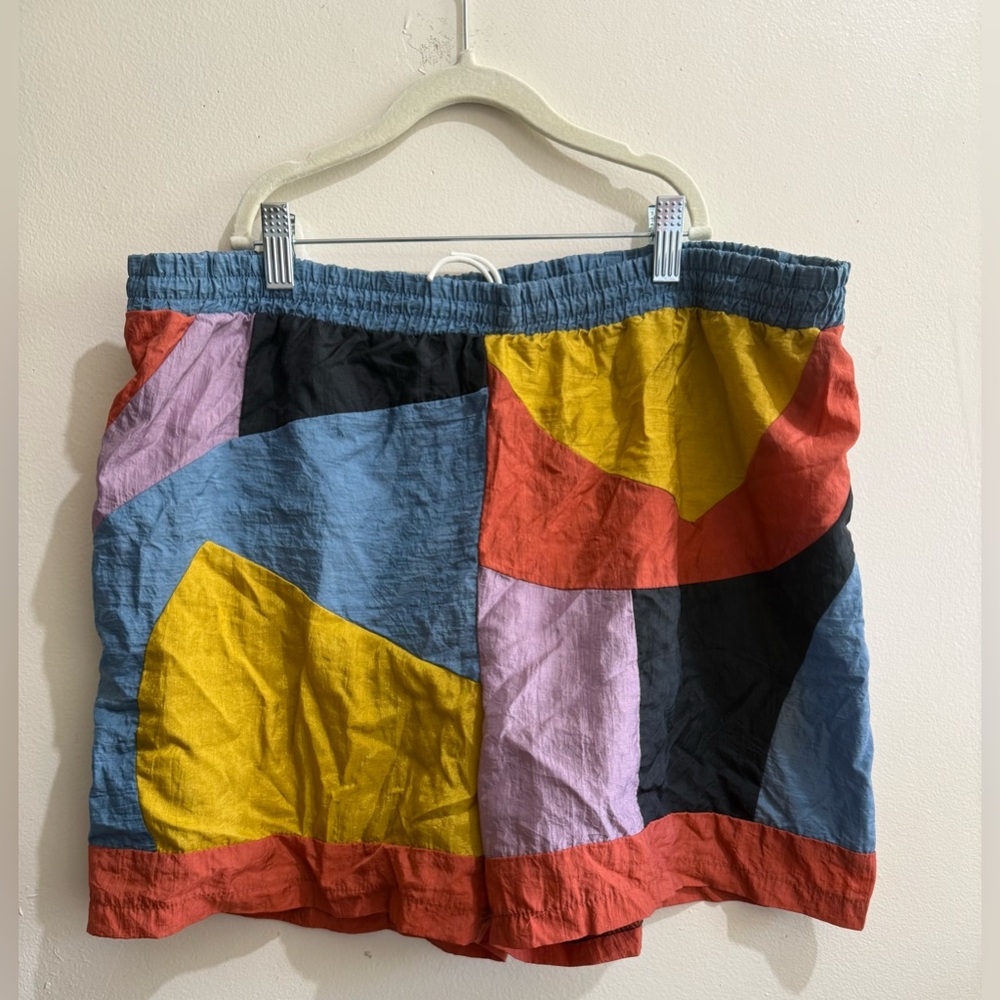 Iamnotbasic Aris Multicolor Patchwork Men Shorts - image 1